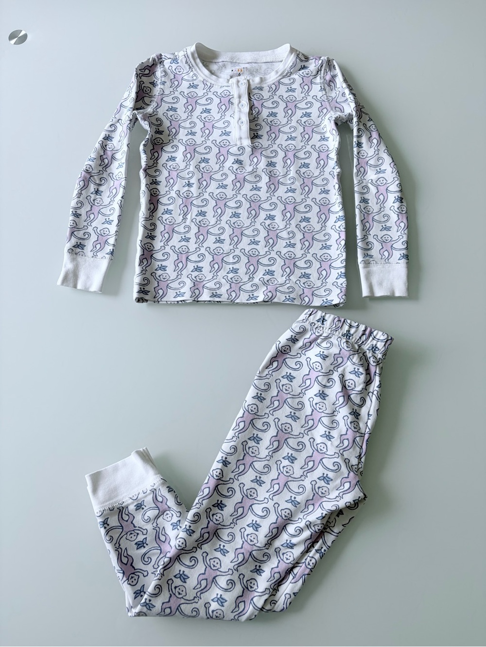 Roller Rabbit Kids Monkey Pajama Set Sz6 - Picture 4 of 13